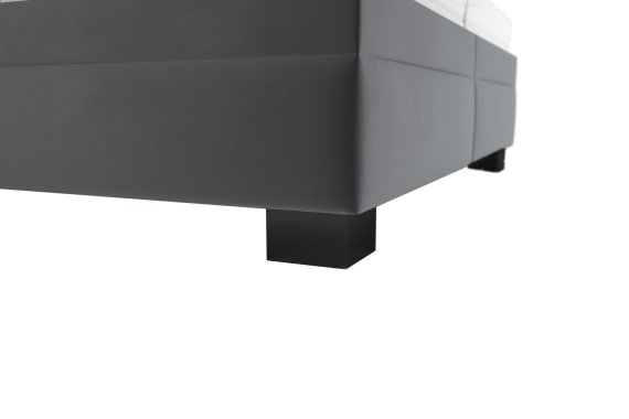 Dvojlôžko Ela v rozmere 180x200 cm, v poťahu Tiffany 18 Anthracite, podnožie