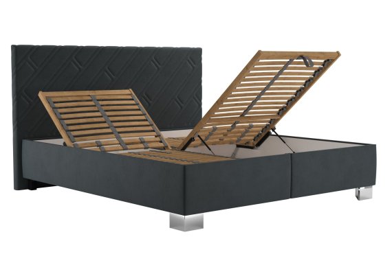 Dvojlôžko Sylva v rozmere 180x200 cm, v poťahu Salvador Sic 15, polohovanie