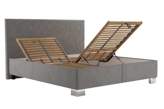 Dvojlôžko Sylva v rozmere 180x200 cm, v poťahu Salvador Sic 13, polohovanie