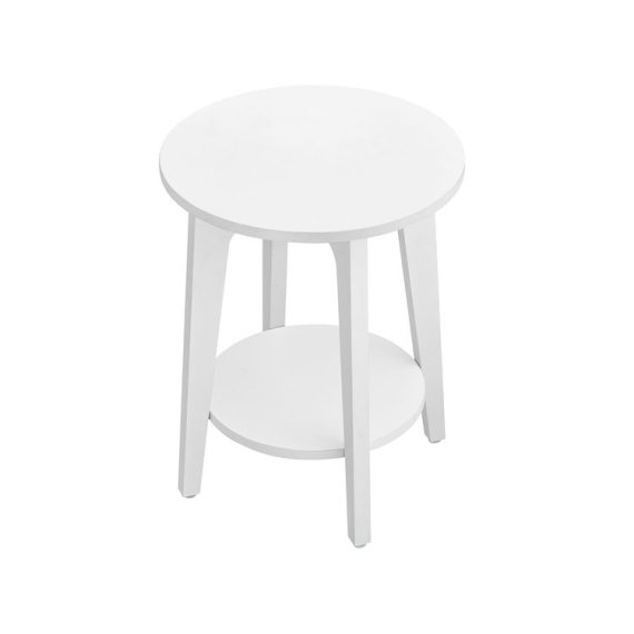 Stolík Sela 40x40x50 cm, biely