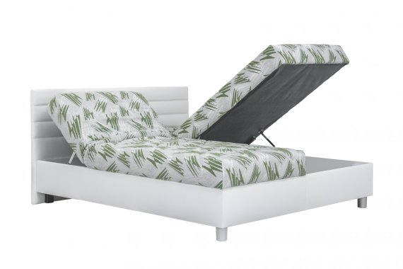 Dvojlôžko Spa v rozmere 180x200 cm, v poťahu Loft 1 a Farad 45, ukážka polohovania