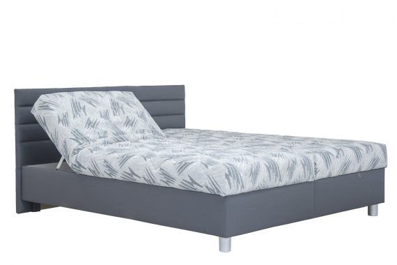 Dvojlôžko Spa v rozmere 180x200 cm, v poťahu Loft Grey a Farad 11, ukážka polohovania