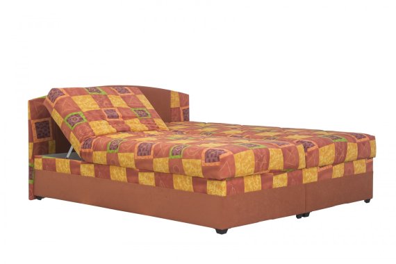 Dvojlôžko Kappa v rozmere 180x200 cm, v poťahu Microsuede 12 a Tamara 9, ukážka polohovania