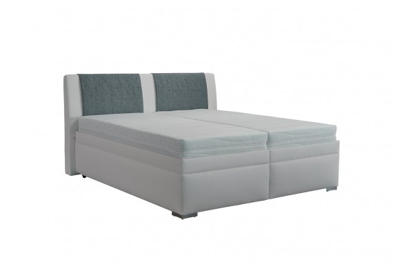 Dvojlôžko Zina v rozmere 180x200 cm, v poťahu Loft 1 a Gusto 72