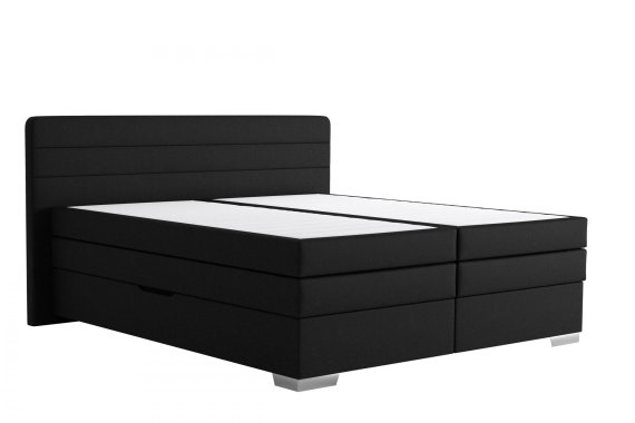 Boxspring Maria v rozmere 180x200 cm, v poťahu Sirius Black