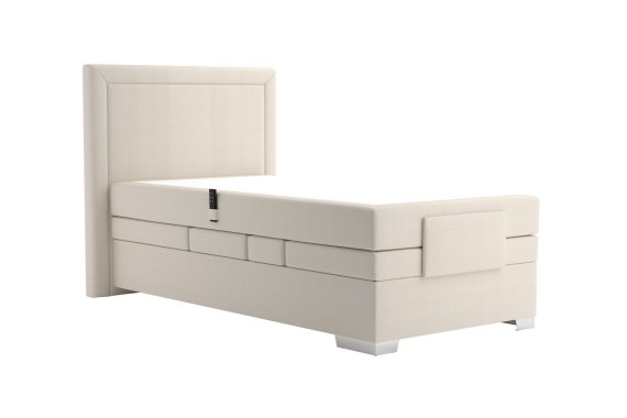 Boxspring Margo v rozmere 100x200 cm, v poťahu Enjoy 1 Beige, bez toppera
