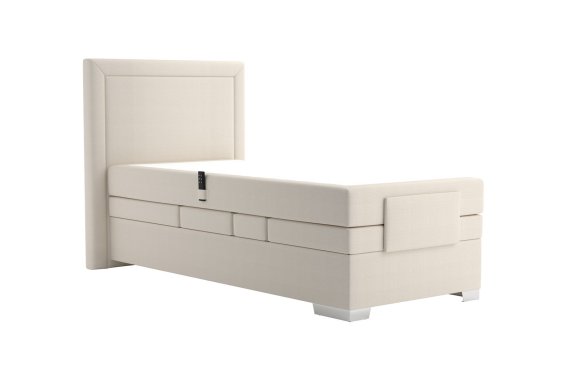 Boxspring Margo v rozmere 90x200 cm, v poťahu Enjoy 1 Beige, bez toppera