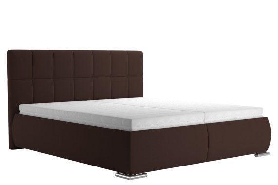 Dvojlôžko Sanza v rozmere 180x200 cm, v poťahu Savoy 25 Choco