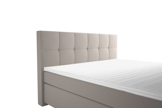 Boxspring Potenza v rozmere 180x200 cm, v poťahu Prima 12 Silver, detail čela