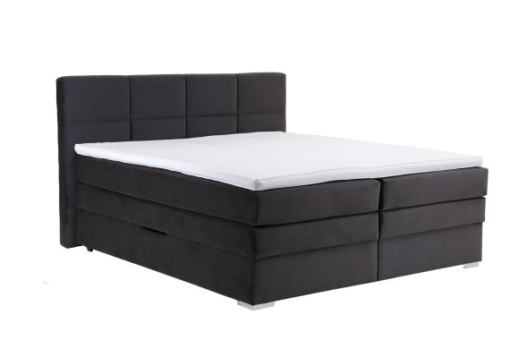 Boxspring Sven v rozmere 180x200 cm, v poťahu Riviera 95, s topperom