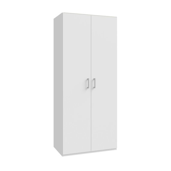 Šatníková skriňa Ekon, výška 210 cm, biela
