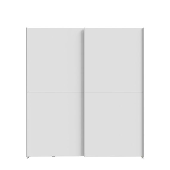 Šatníková skriňa Salk 170 cm, biela