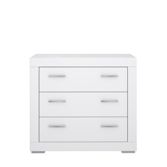 Komoda Snore 96x87 cm, biela