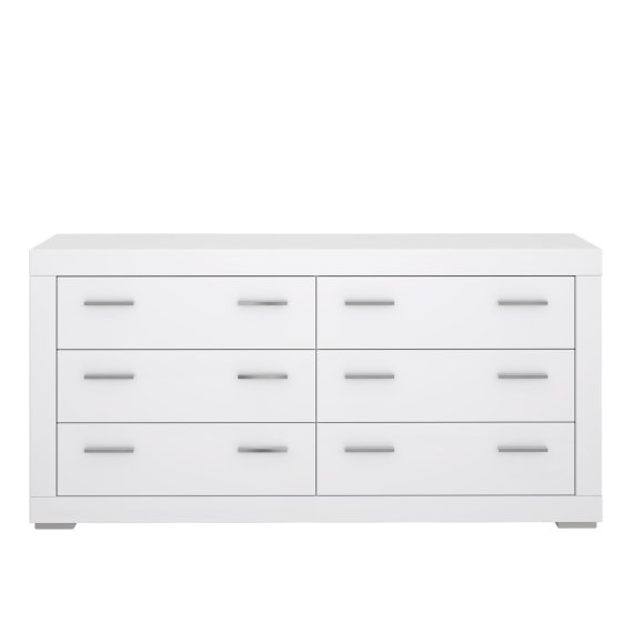 Komoda Snore 175x87 cm, biela