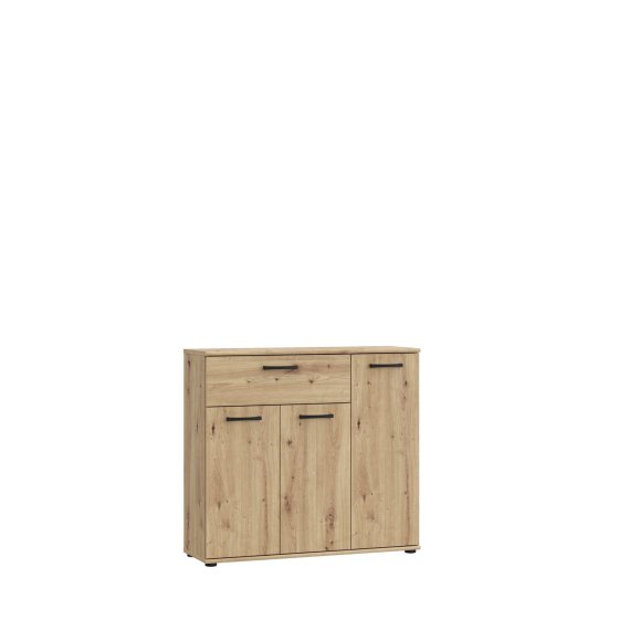 Komoda Nipo 90x82x30 cm, dub artisan