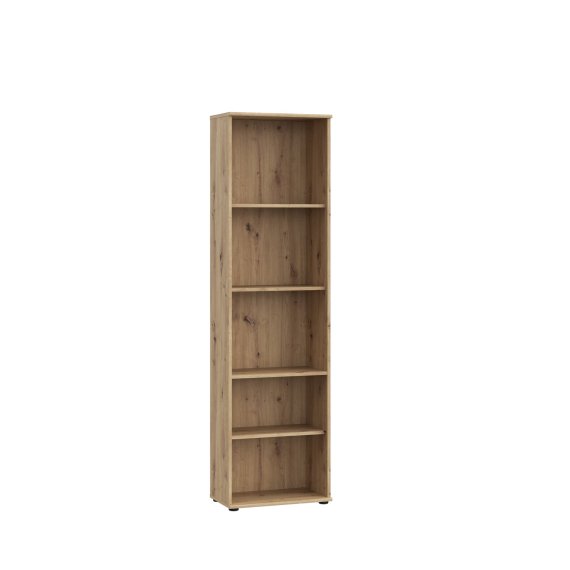 Knihovňa Nipo 50x181x29 cm, dub artisan