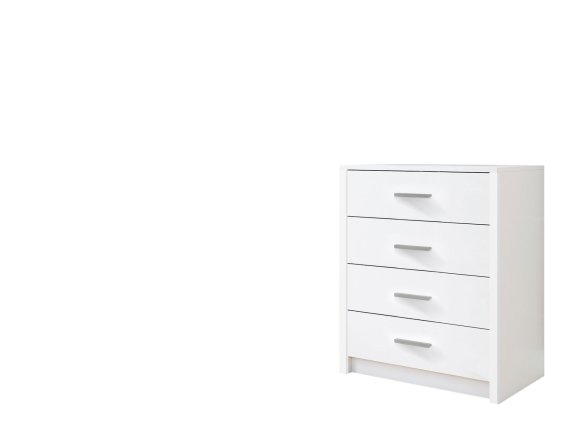 Komoda Oskol 80x83x42 cm, biela