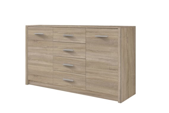 Komoda Oskol 140x83x45 cm, dub sonoma