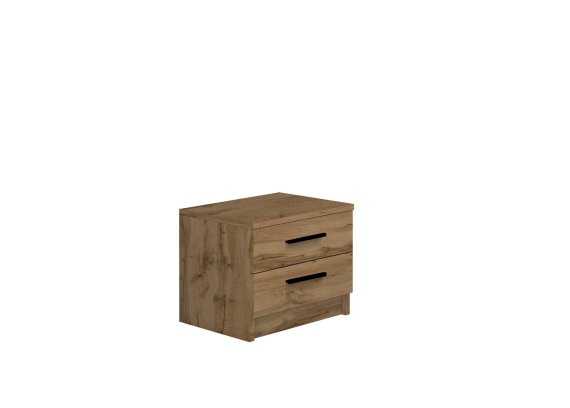 Nočný stolík Oskol 45x40x37 cm, dub wotan