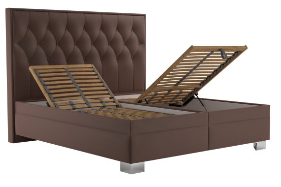 Dvojlôžko Kerstin v rozmere 180x200 cm, v poťahu Riviera 26, polohovanie