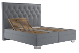 Dvojlôžko Kerstin v rozmere 180x200 cm, v poťahu Riviera 80, polohovanie hlavy