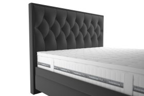 Dvojlôžko Kerstin v rozmere 180x200 cm, v poťahu Riviera 95, detail čela