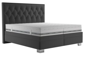 Dvojlôžko Kerstin v rozmere 180x200 cm, v poťahu Riviera 95, s matracmi a topperom