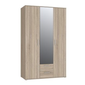 Skriňa Nant so šuplíkmi a zrkadlom, dub sonoma