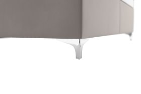 Boxspring Domino v rozmere 180x200 cm, v poťahu Tiffany 1 Cream, podnožie