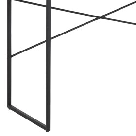 Písací stôl Senito so šuplíkom, čierna a dub, detail