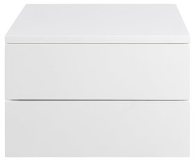 Nočný stolík Avilo so šuplíkmi, biely