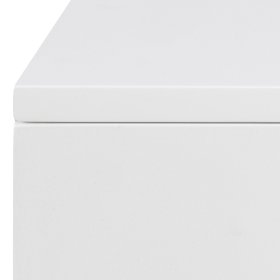 Nočný stolík Avilo so šuplíkmi, biely, detail