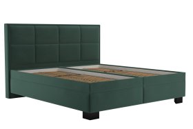 Dvojlôžko Ela v rozmere 180x200 cm, v poťahu Tiffany 10 DK Green, bez matracov
