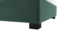 Dvojlôžko Ela v rozmere 180x200 cm, v poťahu Tiffany 10 DK Green, podnožie