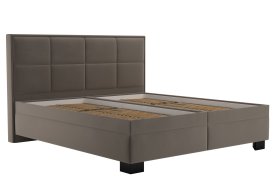 Dvojlôžko Ela v rozmere 180x200 cm, v poťahu Tiffany 29 Taupe, bez matracov