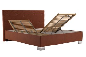 Dvojlôžko Sylva v rozmere 160x200 cm, v poťahu Salvador Sic 7, polohovanie