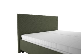 Dvojlôžko Sylva v rozmere 160x200 cm, v poťahu Salvador Sic 10, detail čela