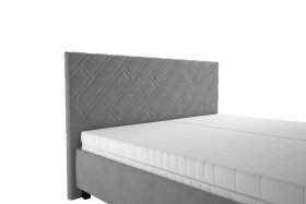 Dvojlôžko Sylva v rozmere 180x200 cm, v poťahu Salvador Sic 13, detail čela