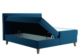 Bella v rozmere 180x200 cm, v poťahu Tiffany 11 Blue, úložný priestor