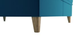 Bella v rozmere 180x200 cm, v poťahu Tiffany 11 Blue, podnož