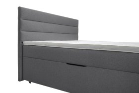 Boxspring Bolero v rozmere 160x200 cm, v poťahu Malmö New 95, detail čela