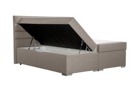 Boxspring Bolero v rozmere 160x200 cm, v poťahu Malmö New 8, úložný priestor