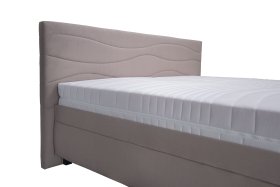 Dvojlôžko Windsor v rozmere 160x200 cm, v poťahu Amore 25, detail čela