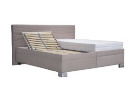 Dvojlôžko Windsor v rozmere 200x200 cm, v poťahu Amore 25, polohovanie hlavy