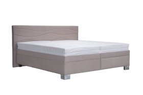 Dvojlôžko Windsor v rozmere 200x200 cm, v poťahu Amore 25, s matracmi