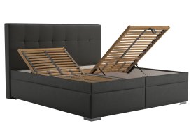 Dvojlôžko Trend v rozmere 180x200 cm, v poťahu Tobago 17 Anthracite, polohovanie