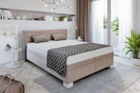 Dvojlôžko Windsor v rozmere 200x200 cm, v poťahu Amore 25, interiér