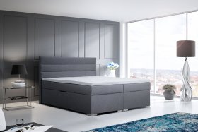 Boxspring Bolero v rozmere 160x200 cm, v poťahu Malmö New 95, interiér