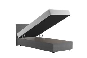 Jednolôžko Rodney v rozmere 90x200 cm, v poťahu Malmö New 90, úložný priestor