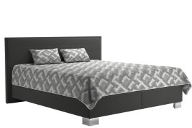 Dvojlôžko Grand v rozmere 180x200 cm, v poťahu Matrix 19, s prikrývkou a vankúšikmi v poťahu Duvet Duo 2A